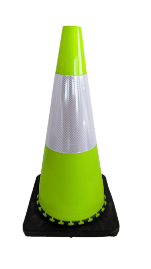 TRAFFIC CONE - LIME GREEN